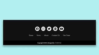How To Add Footer in Html Website screenshot 3