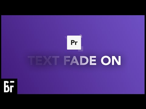 Text Fade Transition