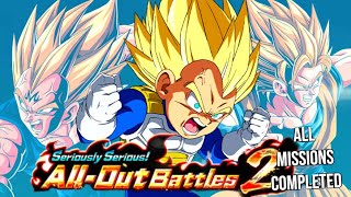 COMPLETE ALL MISSIONS: STAGE 2: SERIOUSLY SERIOUS ALL-OUT BATTLES 2 EVENT: DBZ DOKKAN BATTLE