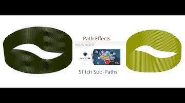 Inkscape Youtube Tutorial. Inkscape  1.0 Tutorials. Inkscape Path Effect Stitch Sub-paths.