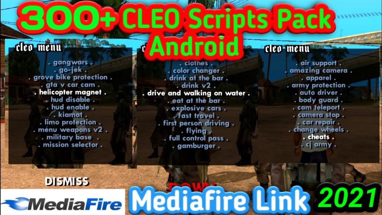 first person cleo scripts for gta sa