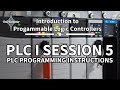 PLC Programming Instructions Quiz