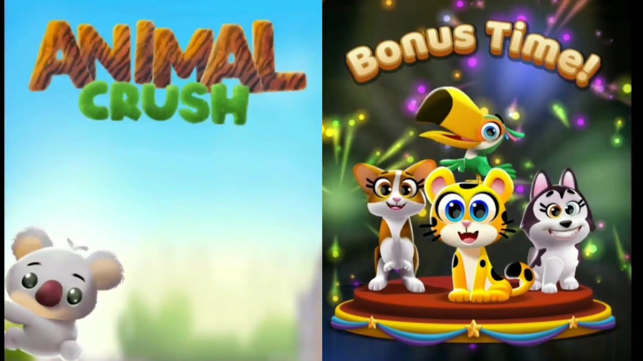Jogo Animal Crush (Fase 1) - YouTube