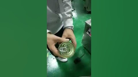 Semi auto tin can seaming closing machine