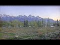 Teton Time Lapse of sunrise viewed from Dornan's on May 28, 2026