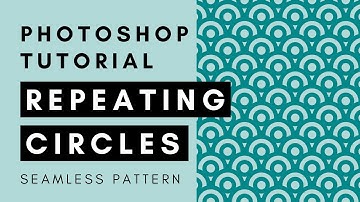 Repeating Circles Seamless Pattern in Adobe Photoshop