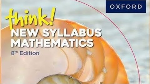 (Exercise 11C, Question 11), 📚 Think! New Syllabus Mathematics Book 2.