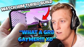 BEST Fortnite Builder is a *MOBILE* PLAYER!!! (Tfue Reacts)