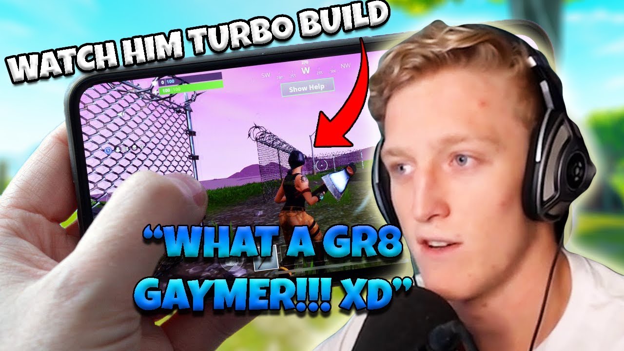 BEST Fortnite Builder is a *MOBILE* PLAYER!!! (Tfue Reacts)
