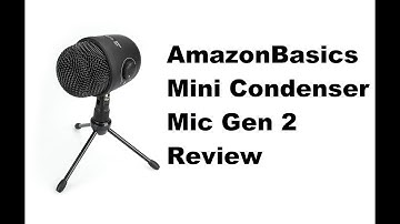 Amazonbasics Desktop Mini Microphone review Gen2