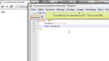 PHP - 7 - Faire des calculs simples