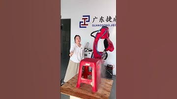 Program-free spraying robot.#industrial #welding #robot #spraying #stamping #machine