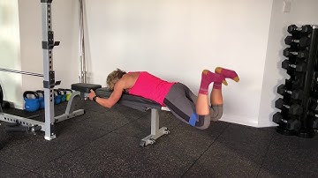 Mini band bench reverse hypers