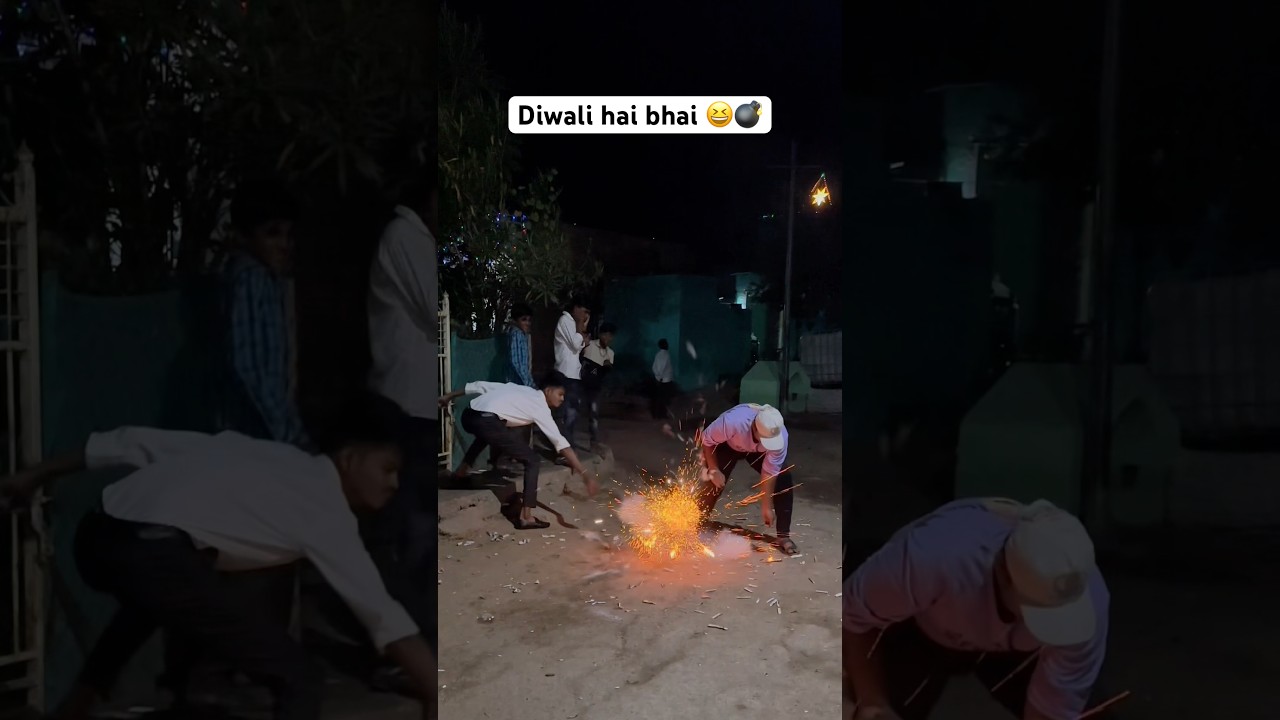 Diwali hai crackers fodo 💣😆 