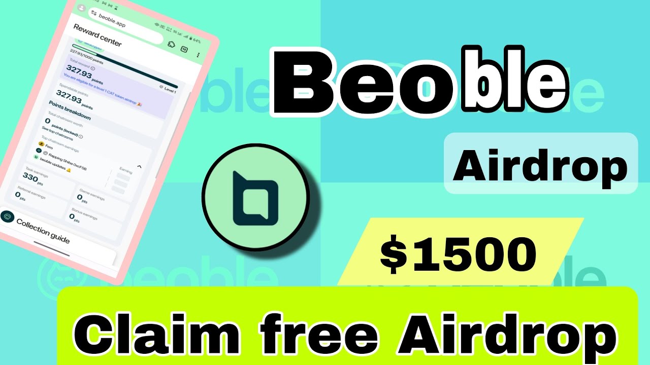 New Crypto Airdrop 2024 | Beoble App Airdrop | Claim Free Binance Airdrop | Free Airdrop 