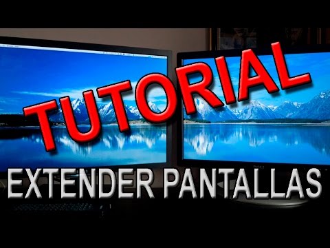 Video: Cómo Extender El Monitor