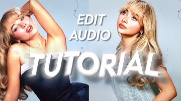 how to make an edit audio *beginners tutorial* reverb, slowed, sped up, free sound effects)
