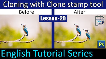Clone stamp tool and Pattern stamp tool in Photoshop (Lesson 20)