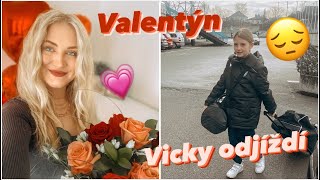 miniVLOG | Valentýn💗✨, Vicky odjíždí na soustředění ⚽️😔, ztracené hodinky ⌚️