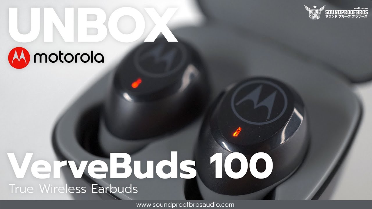 UNBOX MOTOROLA VerveBuds 100 True Wireless Earbuds By Soundproofbros -  YouTube