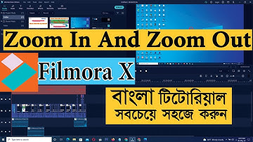 HOW TO FILMORA ZOOM IN AND ZOOM OUT IN BANGLA || Video Editing Tutorial