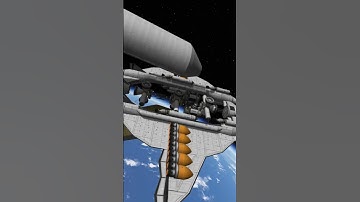 Building a Refueling Space Station Part 1 – SSTO Delivers Core Module #ksp #gamingshorts #shorts