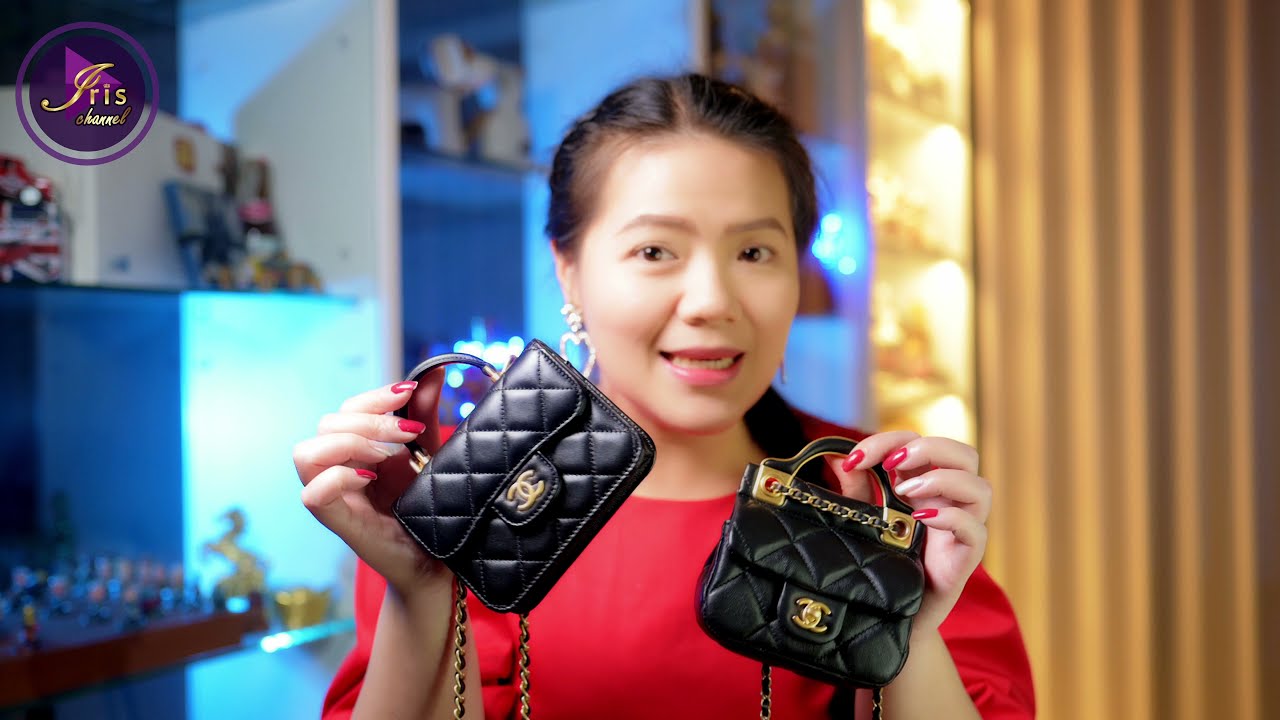 EP148 VS two Chanel Flap Coin purse with Chain 