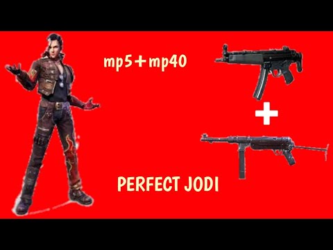 Mp5 Mp40 Perfect Jodi Free Fire Gameplay 500 Rs Redeem Giveaway Youtube - mp40 free roblox