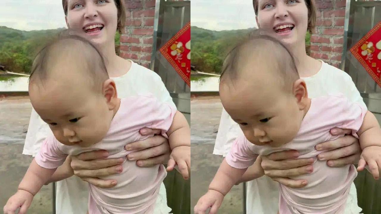 在村里的生活应该会成为孩子很难忘的童年回忆吧 #佳贝艾特悦白羊奶粉#记录美好生活#异国婚姻