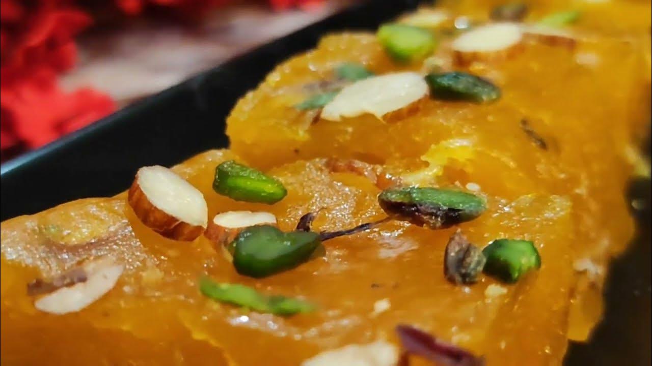 Bombay Karachi Halwa /Cornflour Halwa nishamadhulika YouTube