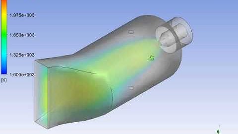 ANSYS Can Combustor 3D Transient Simulation