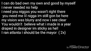 Lil Baby   Never Needed Help Lyrics