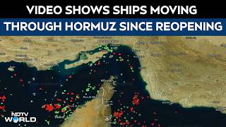 Strait Of Hormuz News | Video Shows Ships Moving Through The Strait Of Hormuz Since Reopening