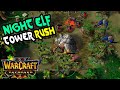 Warcraft 3 Strategy | Night Elf Tower Rush