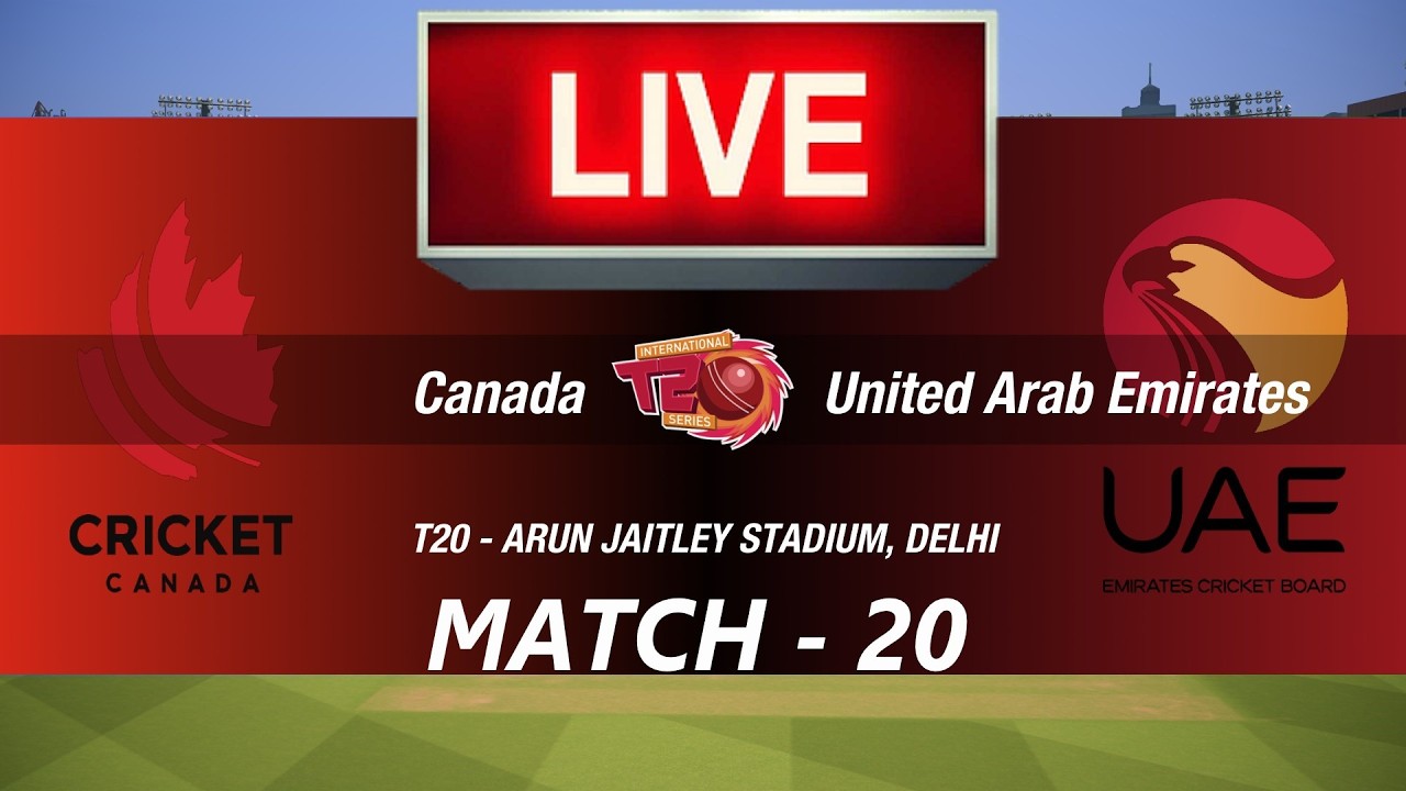 🛑LIVE- CANADA vs UAE🛑T20 WORLD CUP 2026🛑CAN vs UAE🛑CRICKET 26 GAMEPLAY🛑LIVE MATCH STREAMING🏏