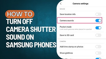 How to Turn OFF Camera Shutter Sound on Samsung Galaxy Phones? Turn Off Camera Sound Android (2023)