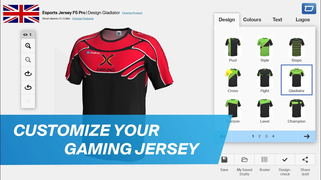 custom jersey maker esports