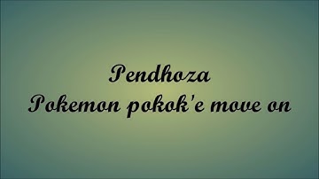 Lirik lagu Pendhoza-Pokemon (pokok
