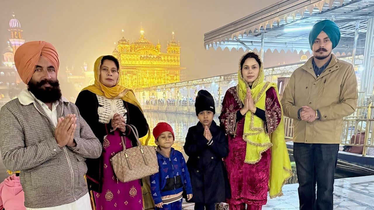 ਮਾਸੀ ਜੀ ਨਾਲ ਦਰਸ਼ਨ ਕਰਨ ਗਏ ਸ਼੍ਰੀ ਹਰਮੰਦਿਰ ਸਾਹਿਬ | Last Vlog @HarmanKhosa 