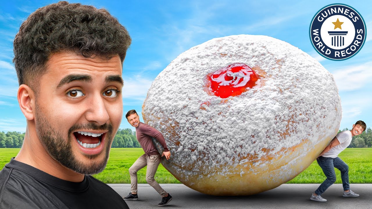 הכנו את הסופגניה הכי גדולה בעולם!(שיא גינס!)