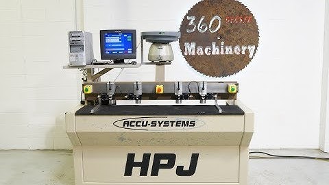 ACCU-SYSTEMS HPJ-7 CNC BORE, GLUE, & DOWEL INSERTER