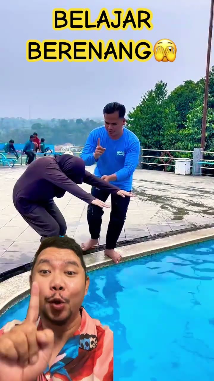 SERUNYA BELAJAR BERENANG BARENG PAK GURU!!!?? #komedi #comedy #funny #lucu #ngakak
