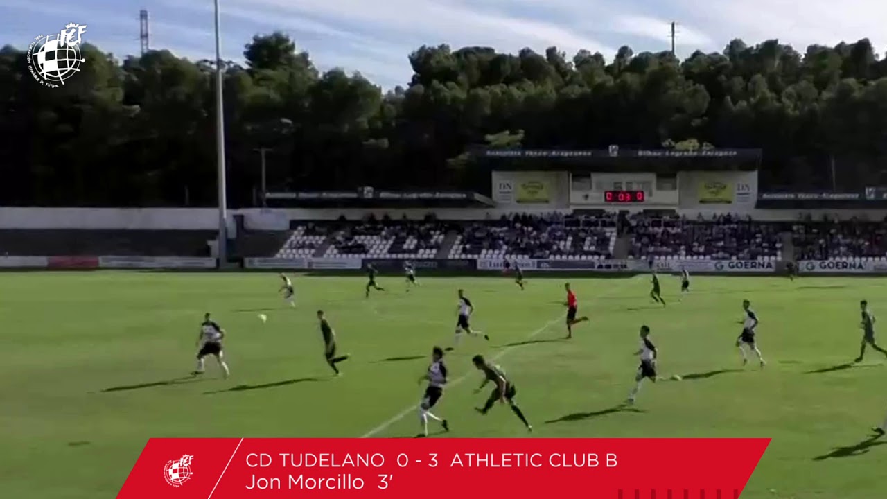 Jon Morcillo, del Athletic Club B, logra el mejor gol de la 5ª jornada en el Grupo II de 2ªB