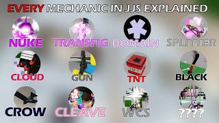Every MECHANIC in JJS EXPLAINED in 17 MINUTES