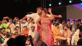 Arvind Akela kallu Ji ka stage program dimple Singh dancer state program video bhabhua jila.