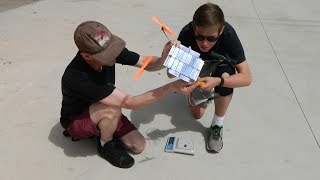 The First Solar Quadcopter Test