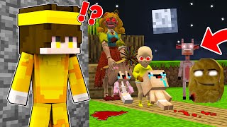 Los MONSTRUOS ATRAPARON a mis AMIGOS en Minecraft 😭 Gegagedigedagedago, Baby in Yellow, Miss Delight