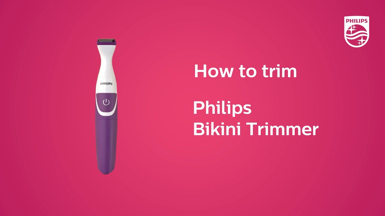 More, less or no hair…down there, the Philips Bikini Trimmer - YouTube