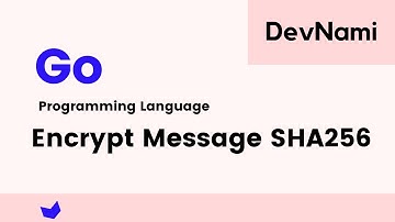 Go language - How to Encrypt Message with SHA256