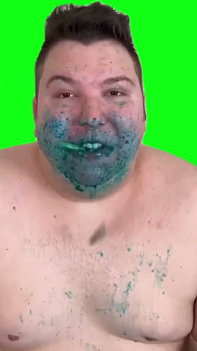 Nicocado Eating Green Screen